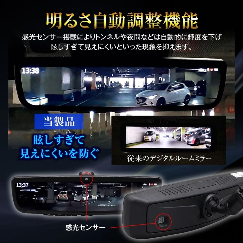 明るさ自動調整機能