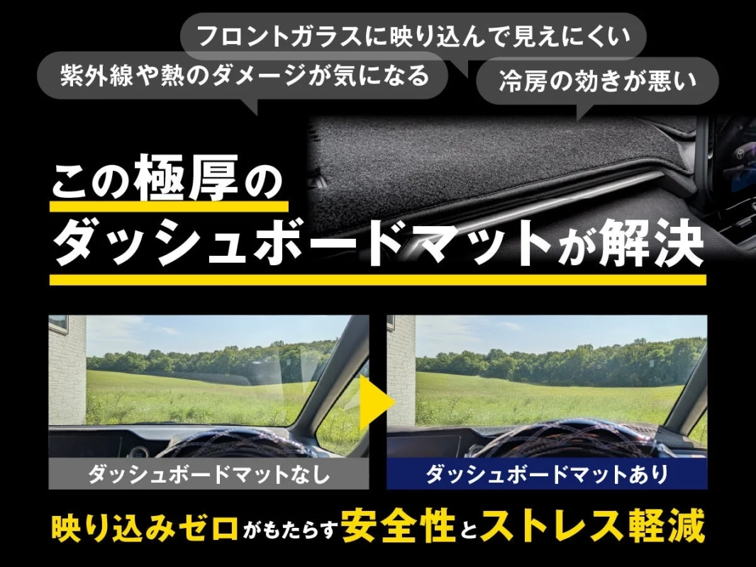 映り込みゼロがもたらす安全性とストレス軽減