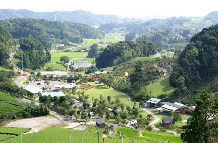 あらさわふる里公園の俯瞰写真