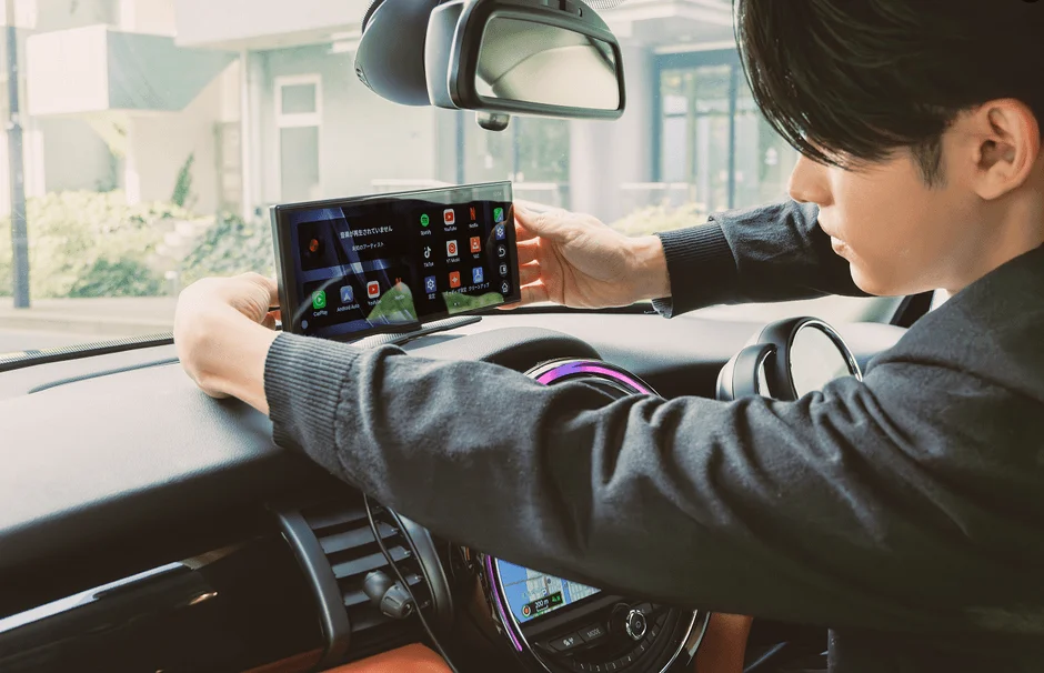 Androidアプリが動作している様子