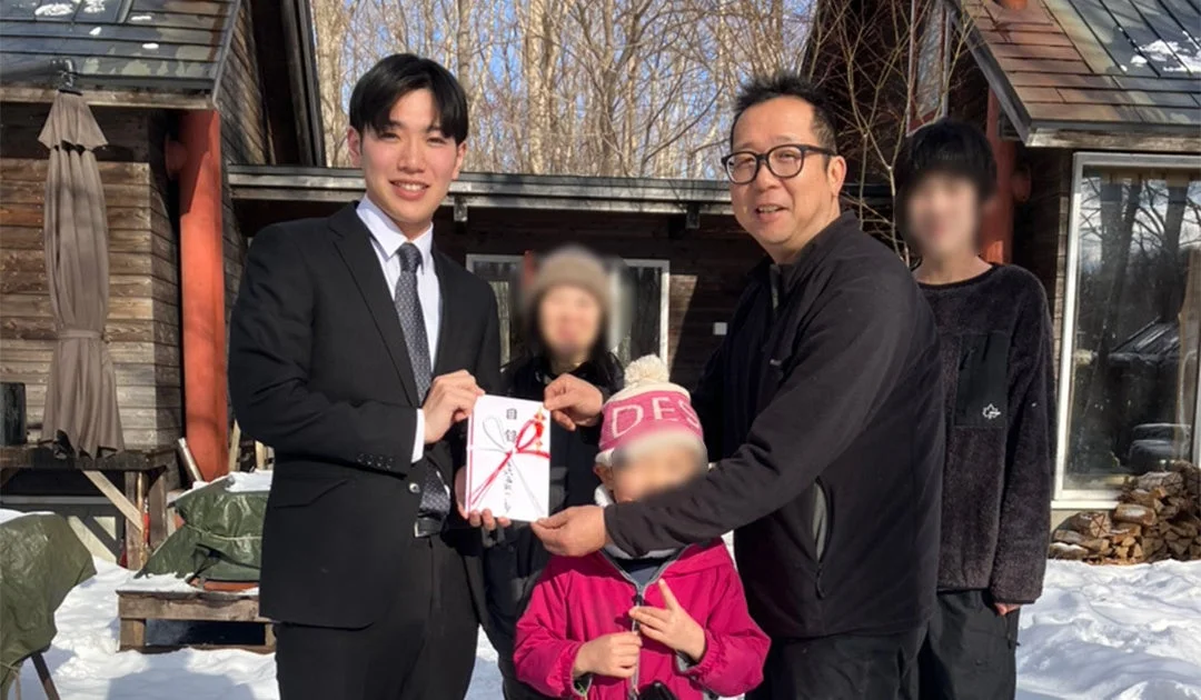 寄付贈呈の様子