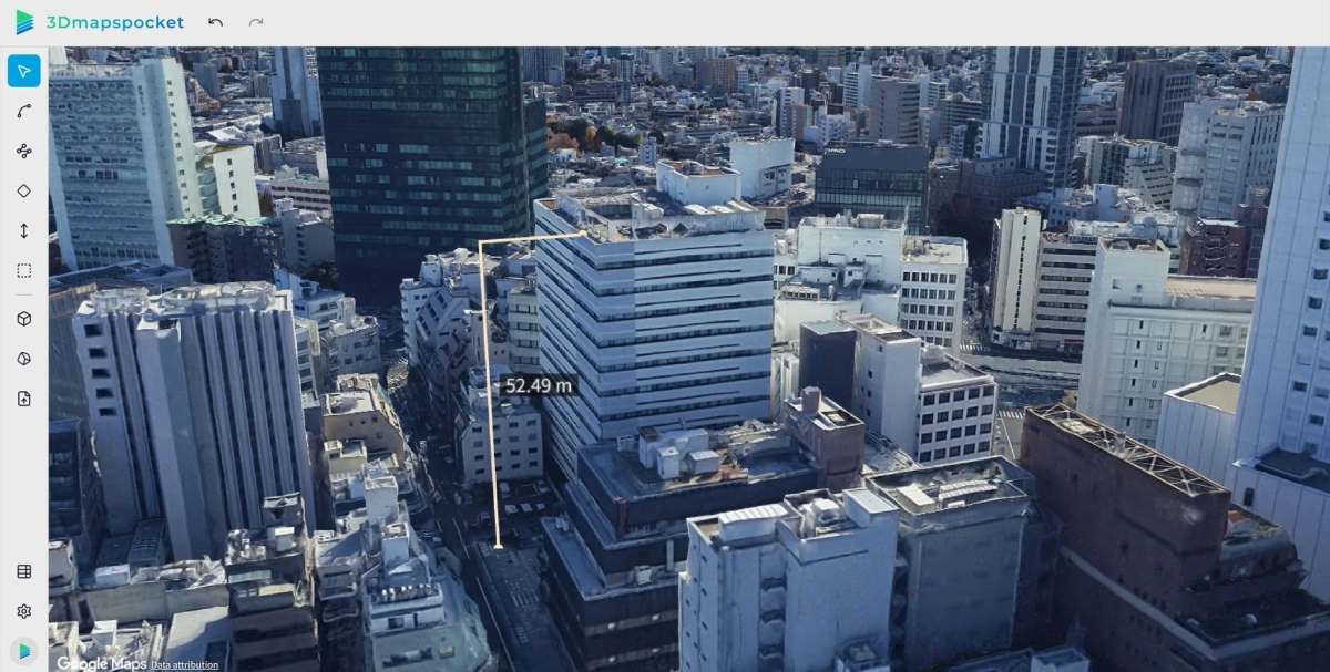 高層ビルの高さ計測