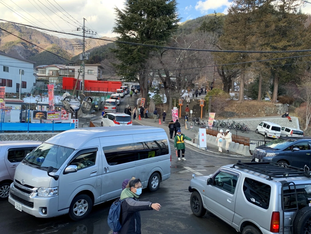 交通渋滞の様子