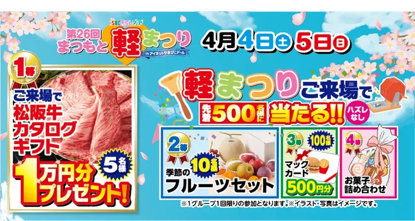 来場者特典(抽選会)