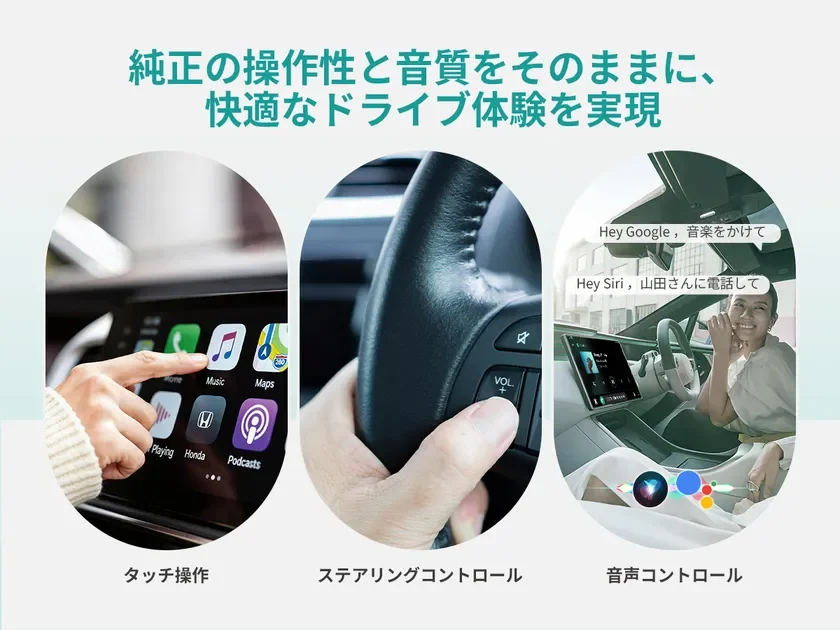 純正の操作性に対応するイメージ