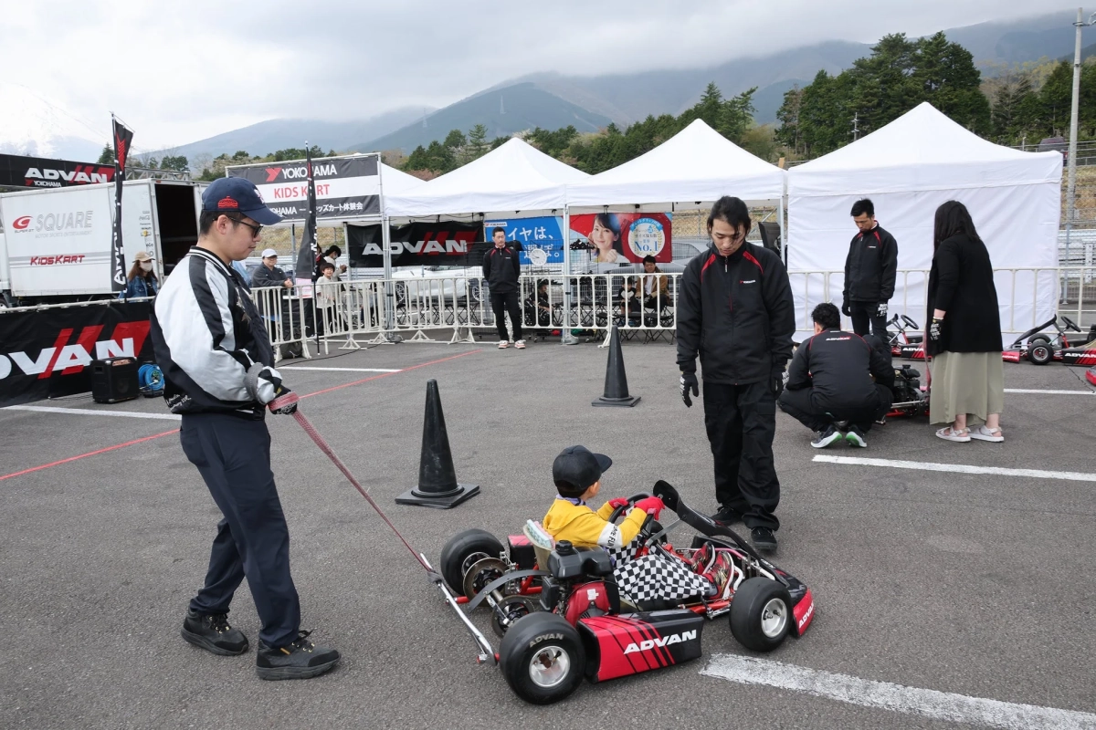 キッズカート体験会の様子