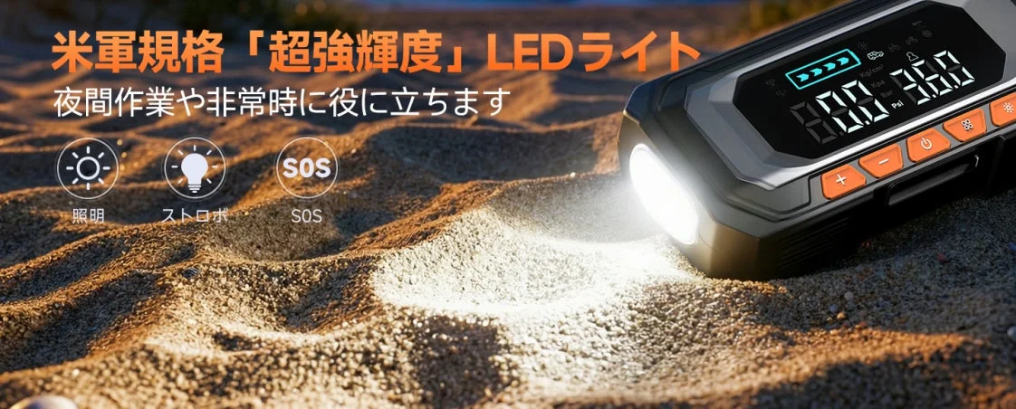 米軍規格「超強輝度」LEDライト