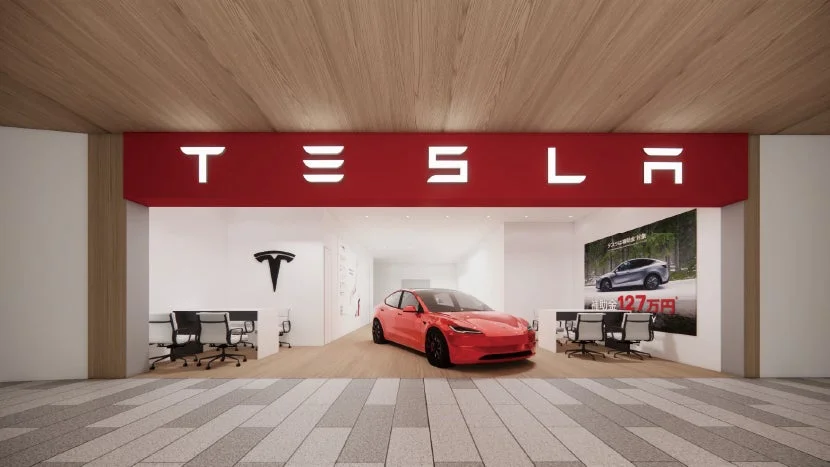テスラ三重ショールーム
