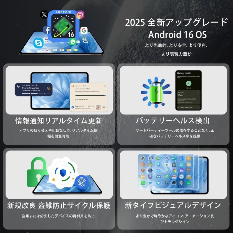 ANDROID 16 全新アップグレード