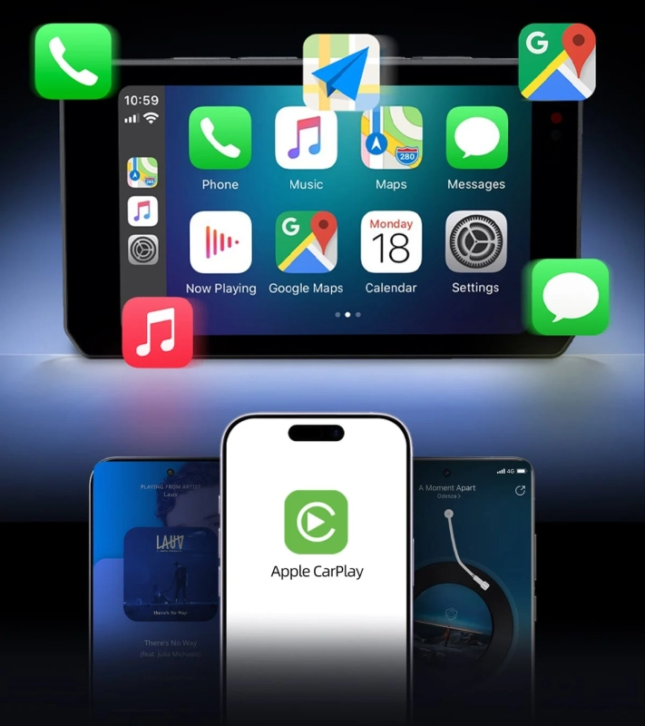 Apple CarPlayの画面