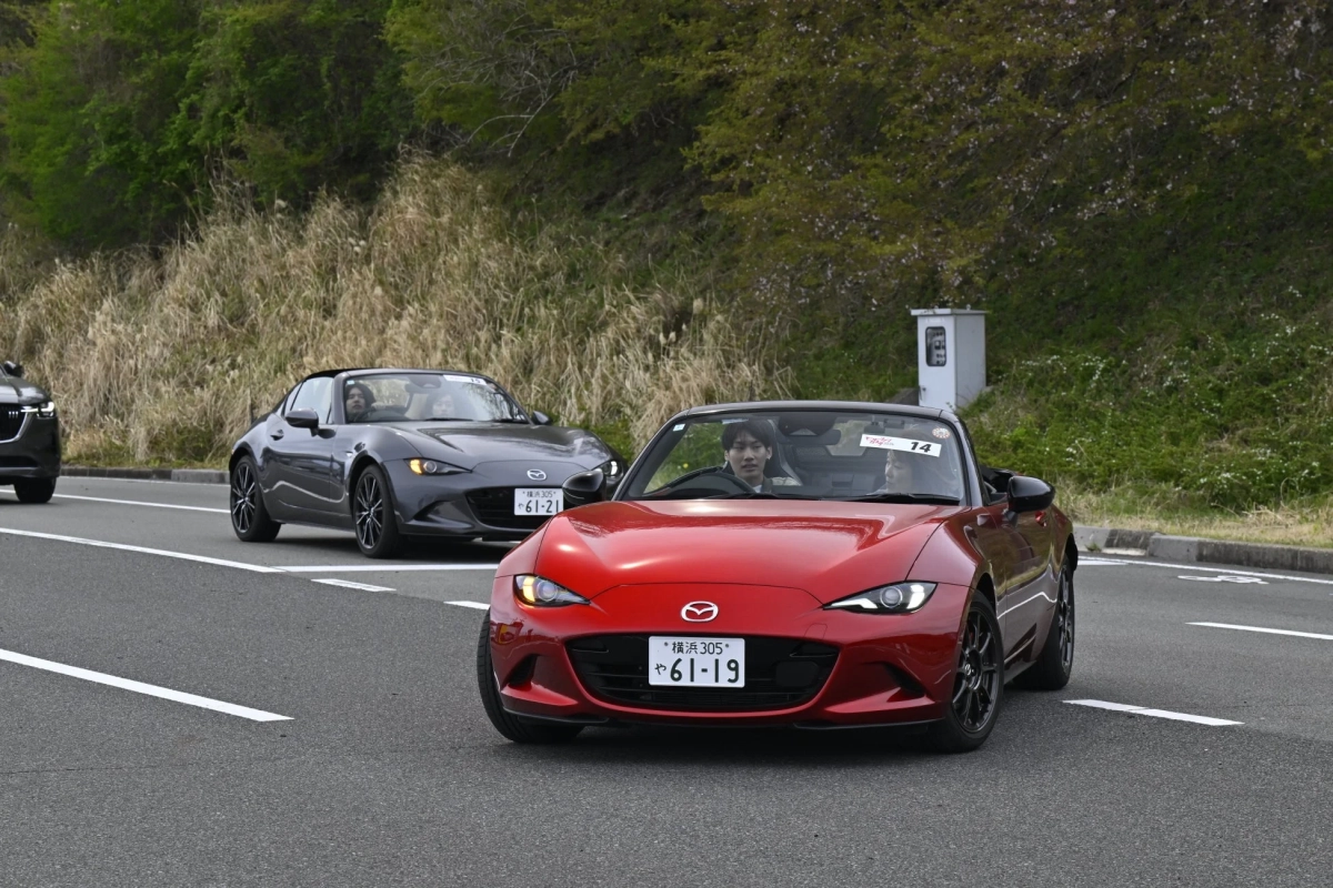 マツダロードスターの試乗会