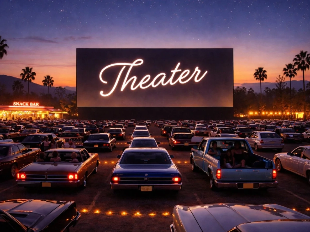 昼間のドライブインシアター