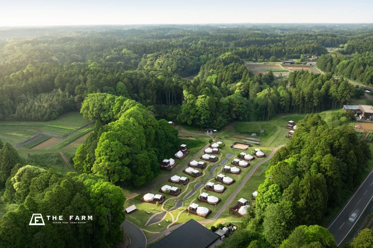 THE FARMの空撮画像