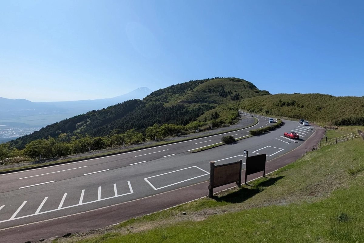 富士山を望むドライブルート