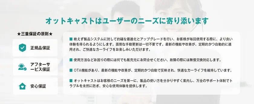 オットキャストの三重保証の原則