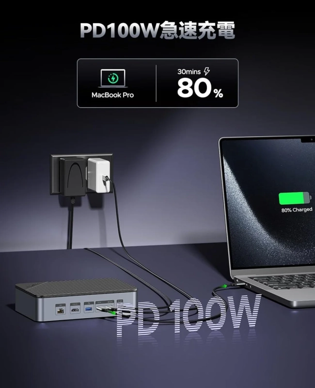 PD100W急速充電