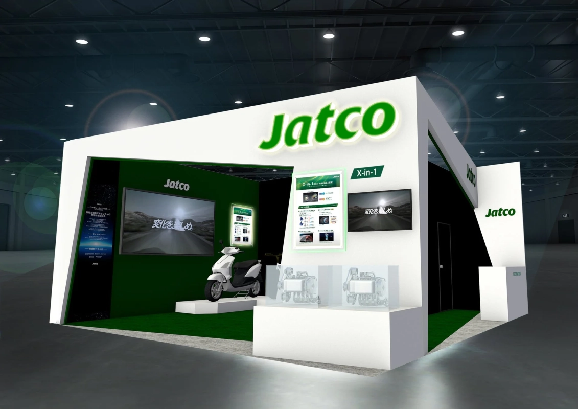 ジヤトコの展示ブースの様子