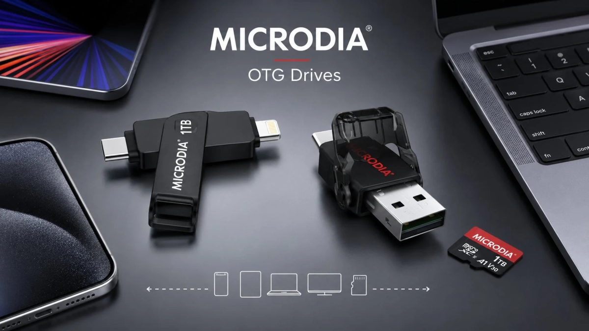 OTGドライブとmicroSDカード