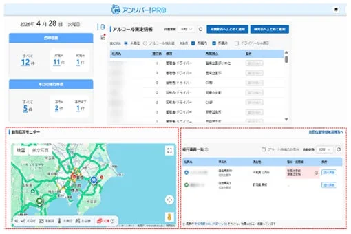 ダッシュボード・気象・交通情報