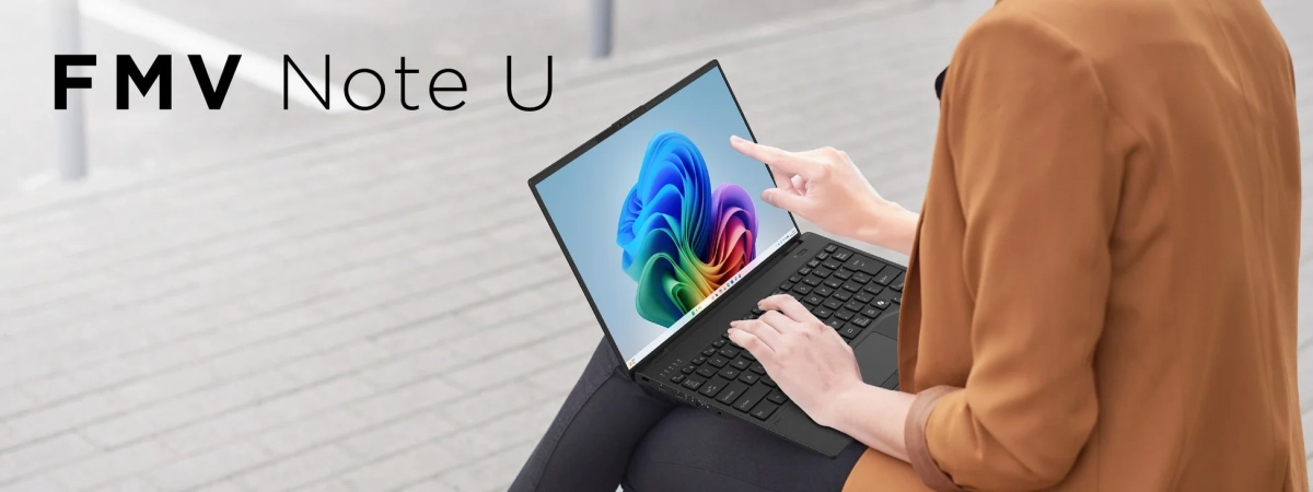 約34.0時間の長時間駆動に対応した「FMV Note U」
