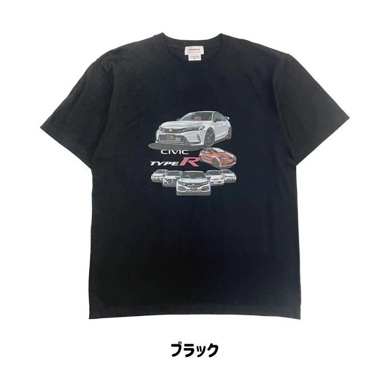 Honda CIVIC TYPE R ブラック Tシャツ