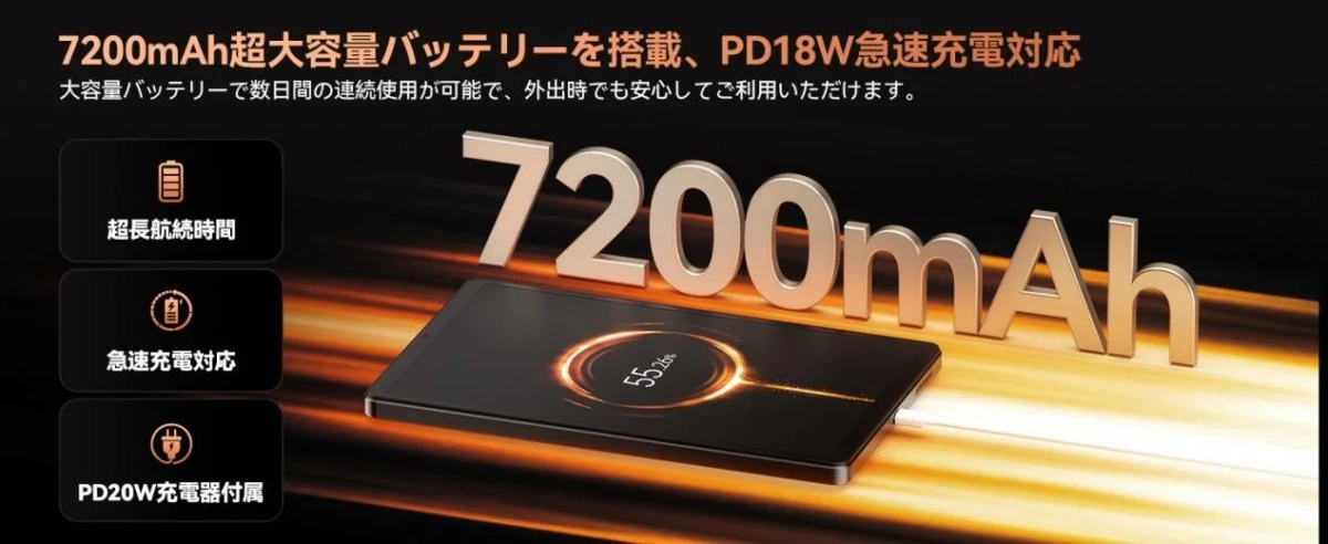 バッテリーと急速充電