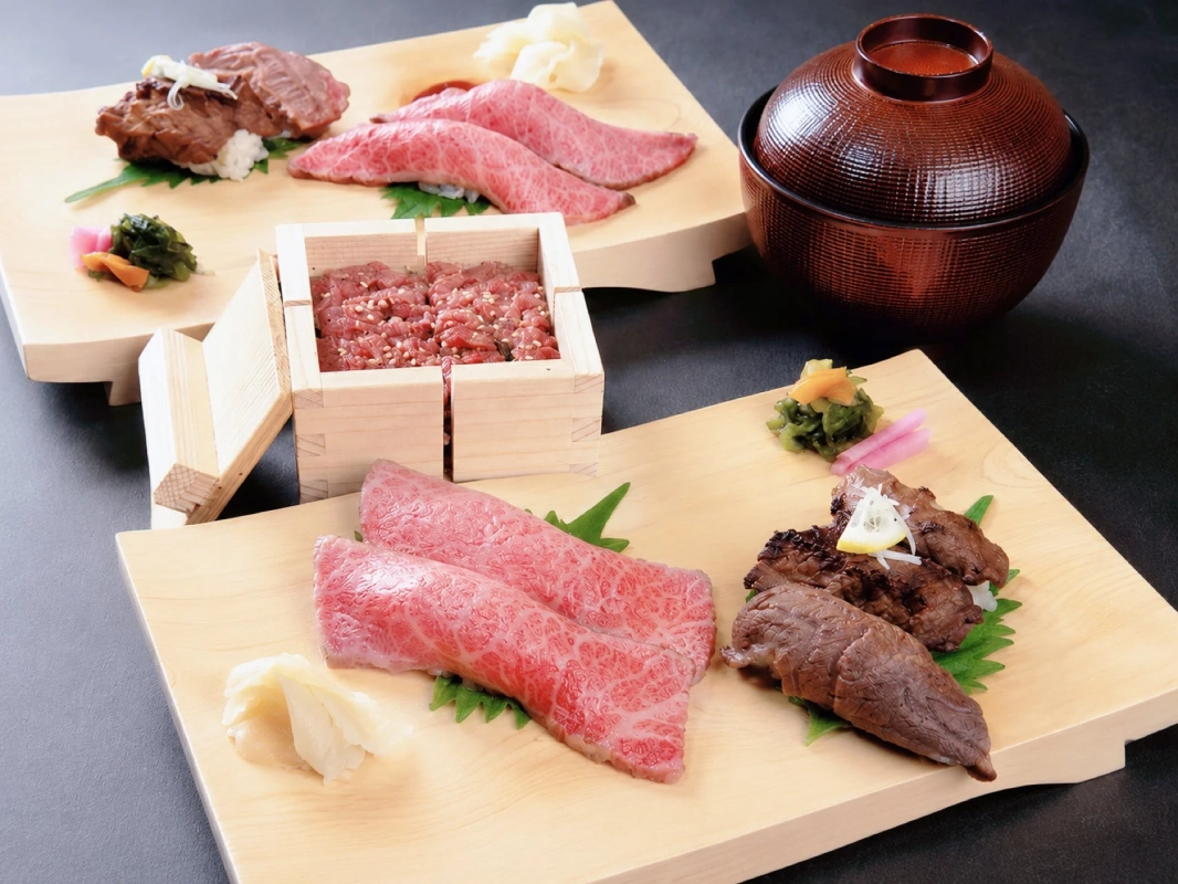 すみれの米沢牛寿司ブランチプラン