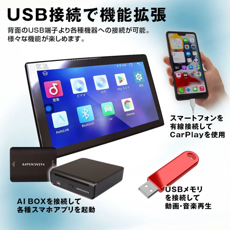 microSDカード/USBに対応