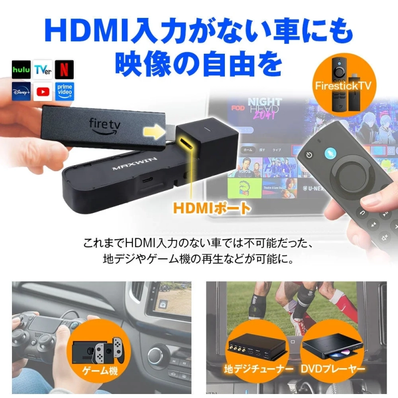 HDMI機器接続