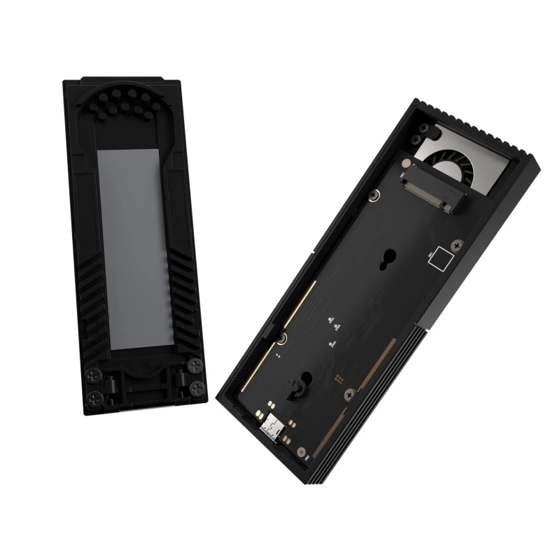 ProArt M.2 SSDケースの冷却ファンとサーマルパッド