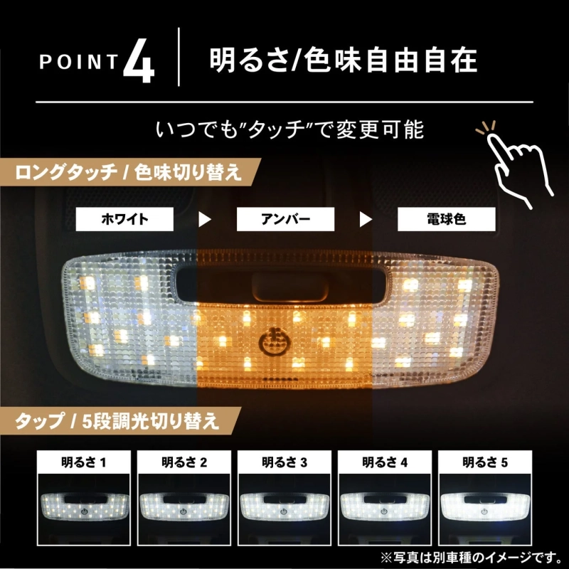 POINT4 明るさ/色味自由自在