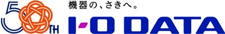アイ・オー・データ機器 50周年ロゴ