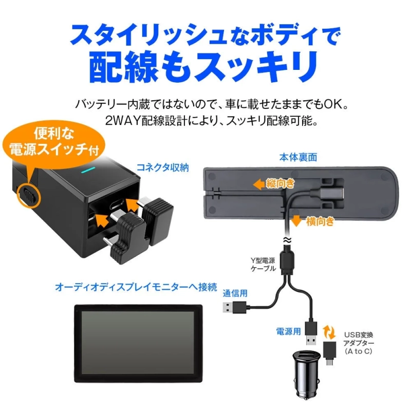 スタイリッシュなボディ