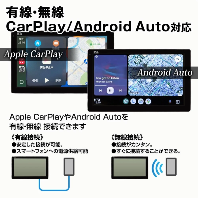 CarPlay/Android Auto対応