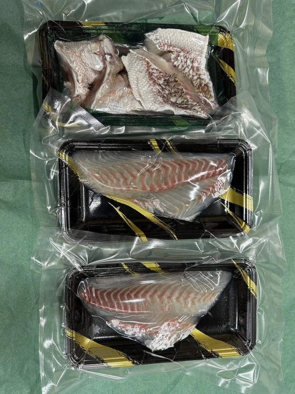 真空パックされた魚