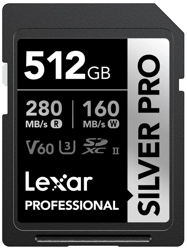 Lexar Professional V60 SDXC UHS-II カード SILVER PRO シリーズ