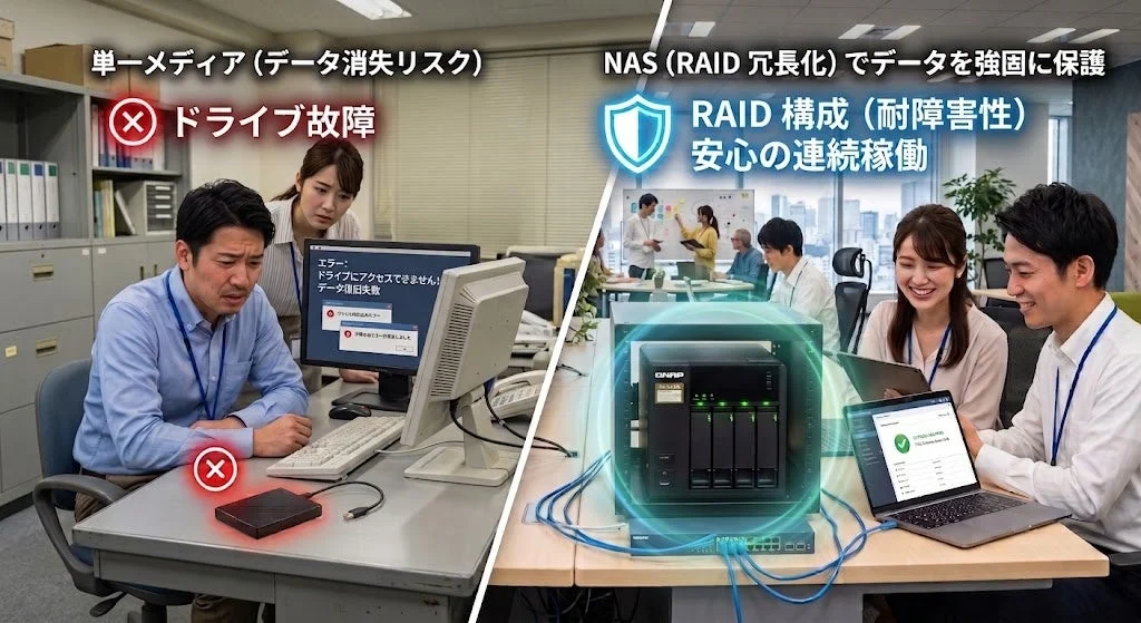 NASでデータを強固に保護